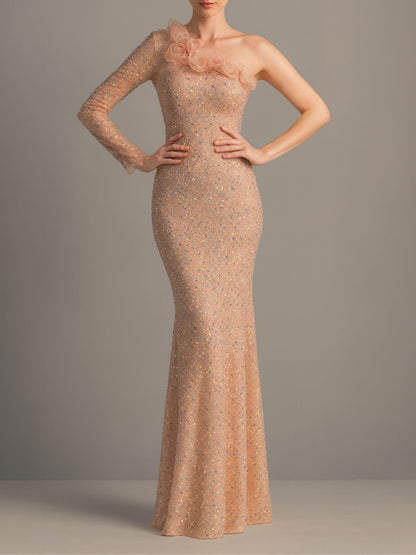 Aurora Sequin Fishtail Dress