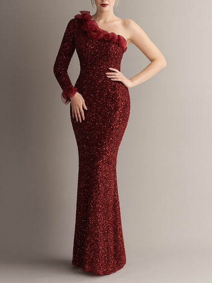 Aurora Sequin Fishtail Dress