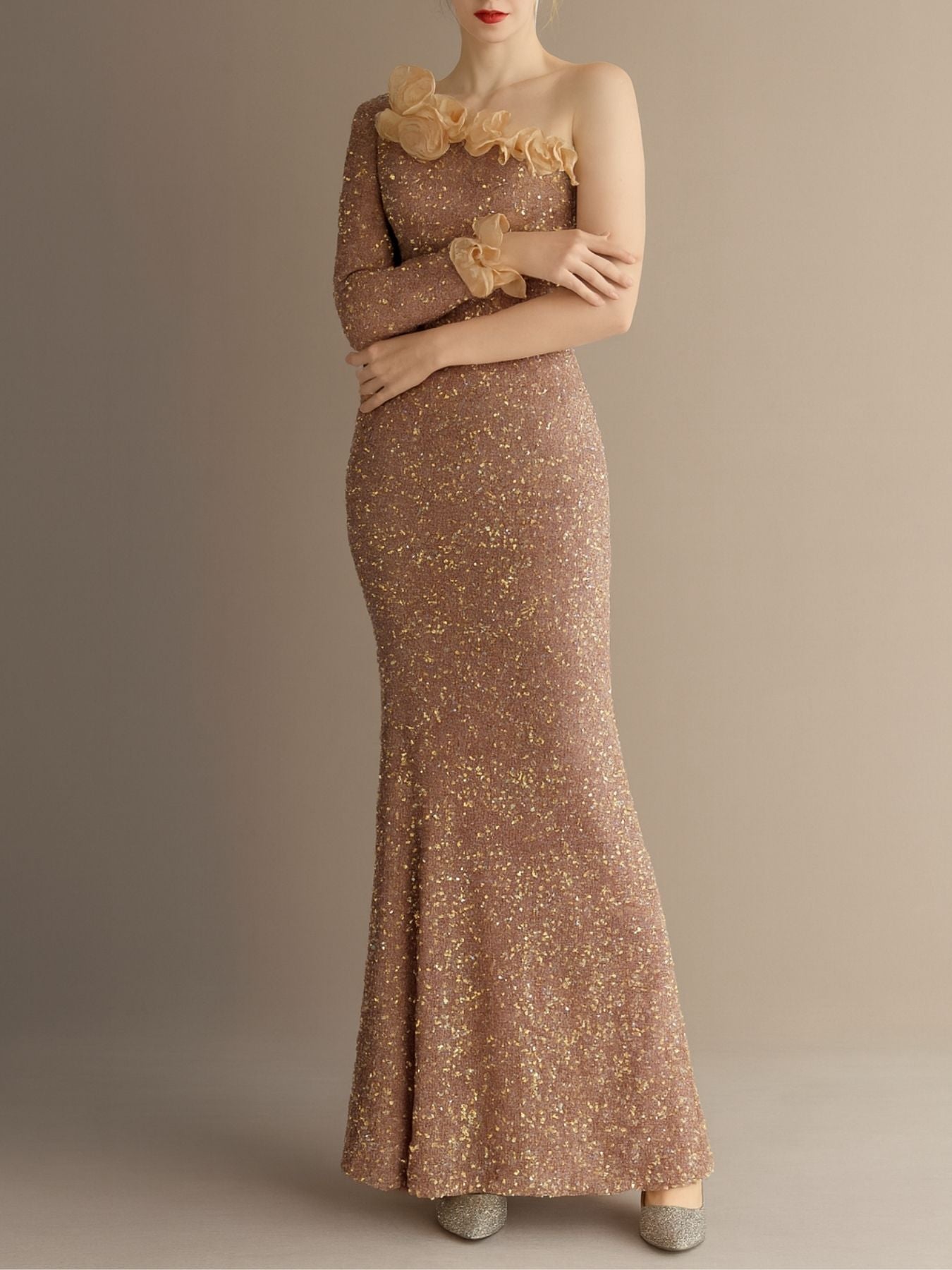 Aurora Sequin Fishtail Dress