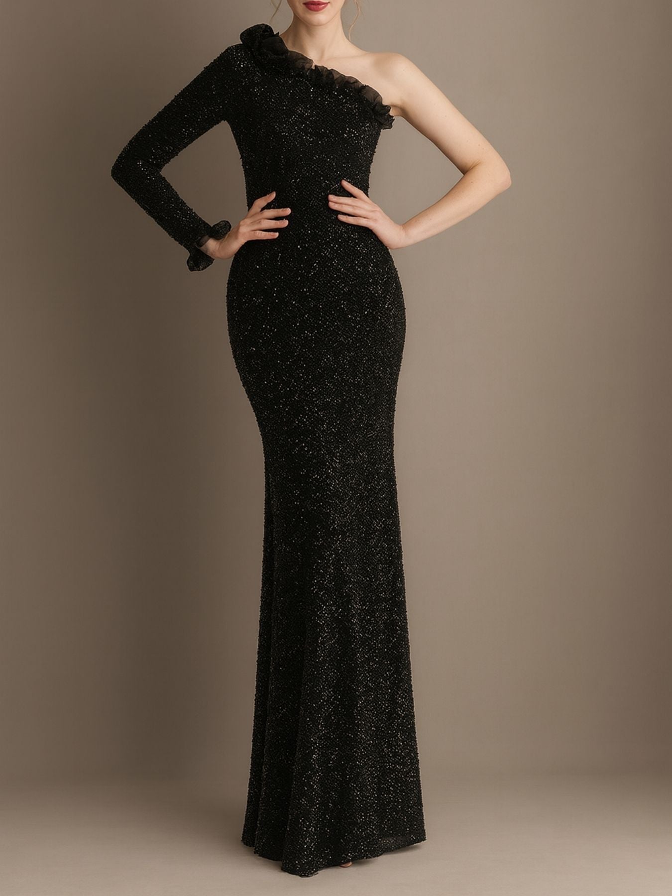 Aurora Sequin Fishtail Dress